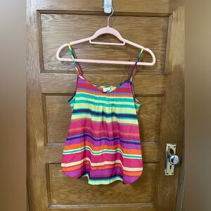 Daytrip Y2k Colorful Striped Tank Top‎